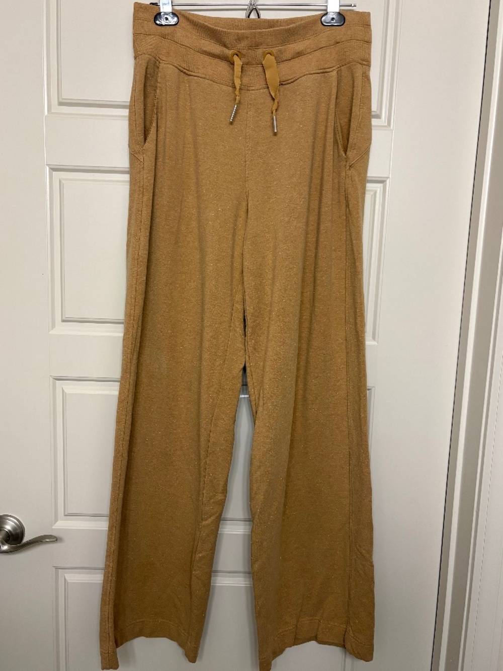 ATHLETA TUSCAN GOLD MULTI NEP WIDE LEG BALANCE PANT